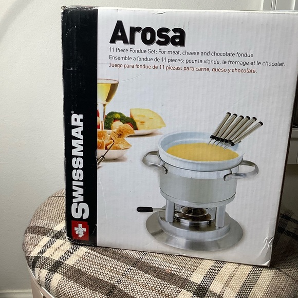 SWISSMAR 11 Piece Fondue Set: - Picture 3 of 6